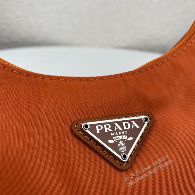 prada女包 普拉達2020專櫃最新款 女士尼龍單肩包 1NE515 Prada升級版HOBO手拎包 Prada腋下包  pyd2309